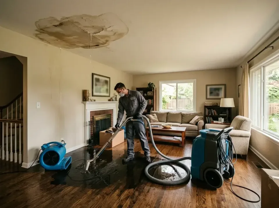 attic-pipe-burst-ceiling-drip-008 — frequently asked questions, Water Damage Restoration & Carpet Care in Jasper, IN